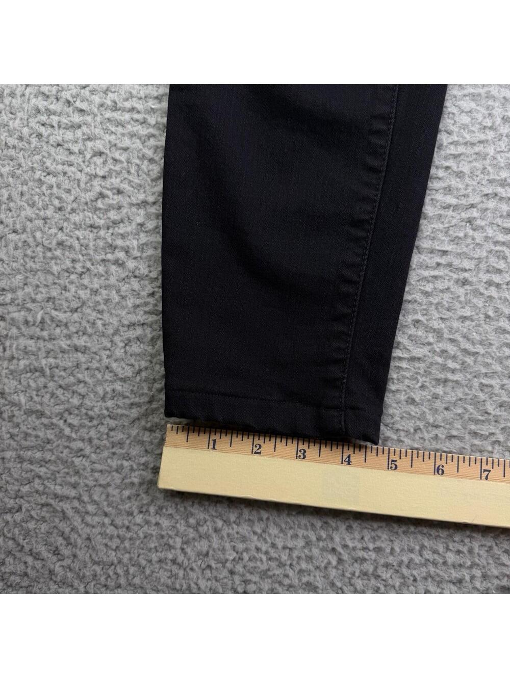 Mother The Looker Not Guilty Black Jeans Sz 28 x 27 Slim Ankle Stretch - Picture 11 of 15